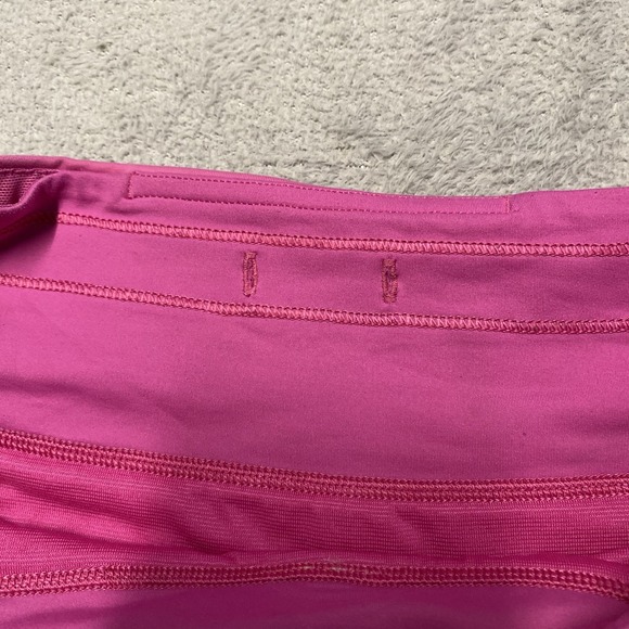 Lululemon Speed Up Shorts Size 4 Pink 4" Inseam Active Running Lined - Picture 10 of 11